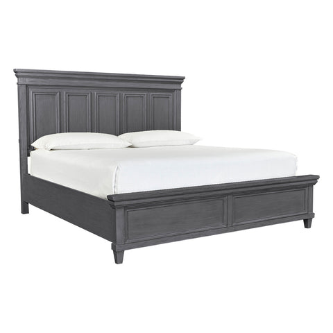 Caraway 3-Piece Queen Estate Bed (Aged Slate) by Aspenhome