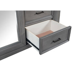 Caraway Sliding Door Chest (Aged Slate) by Aspenhome