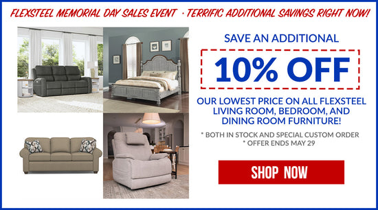 Shop the Flexsteel Memorial Day Sale at Barrow