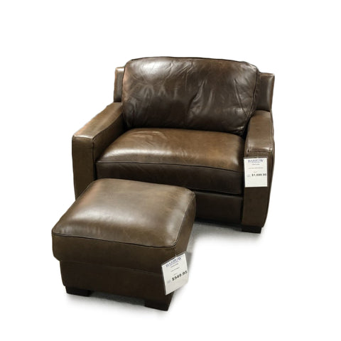 York Track Arm Leather Maxi Chair by Softline