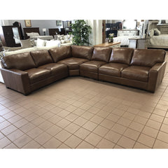 Splendor 4-Piece Leather Sectional by Softline