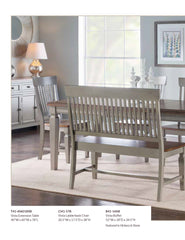 Vista Dining Group 6-piece Table, Bench by John Thomas Furniture