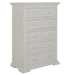 Terra White 5-Drawer Chest by IFD