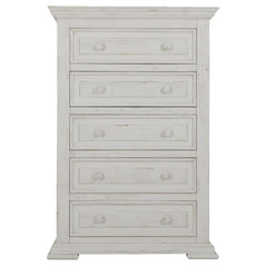Terra White 5-Drawer Chest by IFD