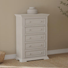 Terra White 5-Drawer Chest by IFD