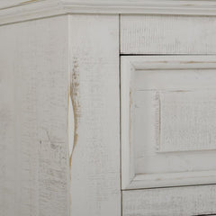 Terra White 6-Drawer Dresser and Mirror by IFD