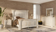 Terra White 3-Piece Queen Bed by IFD