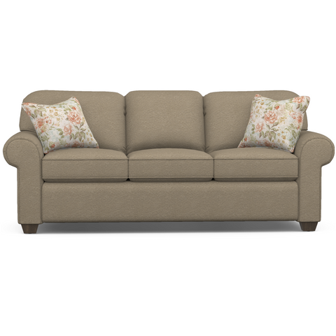 Thornton Fabric Sofa in Toast by Flexsteel