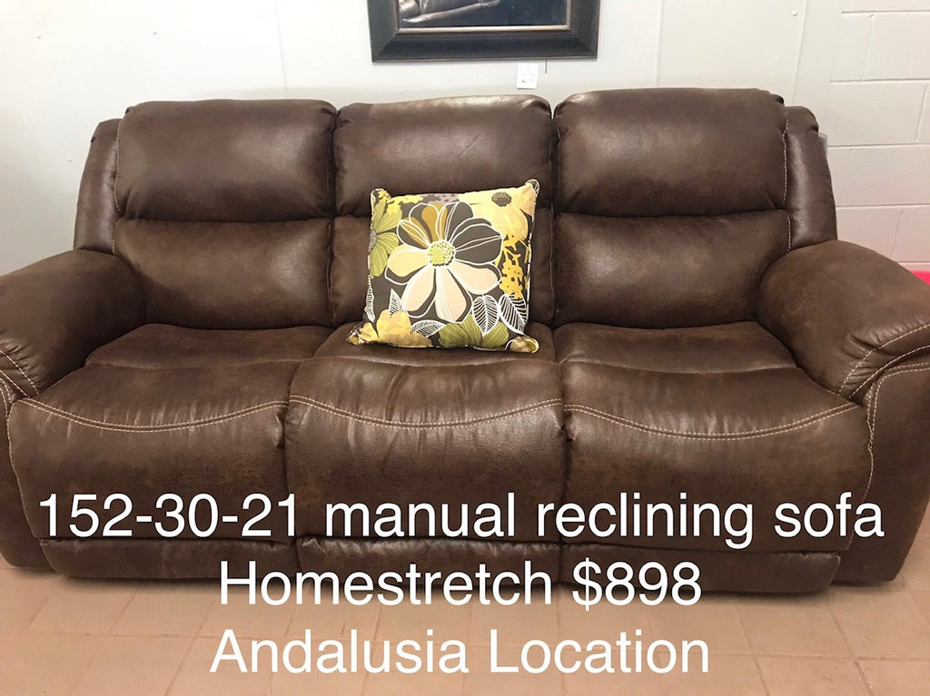 Manual Reclining Sofa by HomeStretch