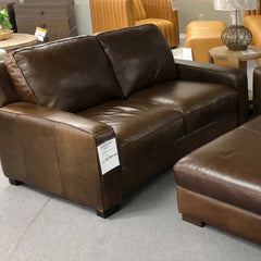 Utah Leather Love Seat by Softline