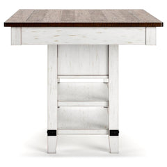 Valebeck Counter Height Dining Table with Wine Rack and Shelves by Signature Design by Ashley
