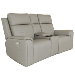 Vernon Power Reclining Loveseat with Console, Heat & Massage by Flexsteel