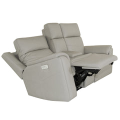 Vernon Power Reclining Loveseat with Console, Heat & Massage by Flexsteel