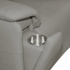 Vernon Power Reclining Sofa with Console, Heat & Massage by Flexsteel