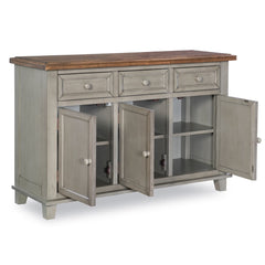 Vista Solid Wood Buffet in Hickory & Stone by John Thomas Furniture