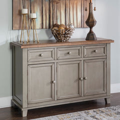 Vista Solid Wood Buffet in Hickory & Stone by John Thomas Furniture