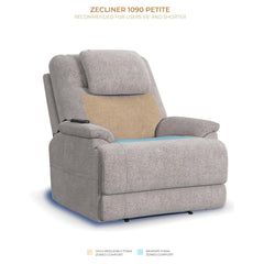 Zecliner Model 2 Petite Power Lift Sleep Recliner with Power Headrest & Lumbar by Flexsteel