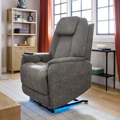 Zecliner Model 3+ Power Lift Sleep Recliner with Power Headrest, Lumbar, Heat & Massage by Flexsteel