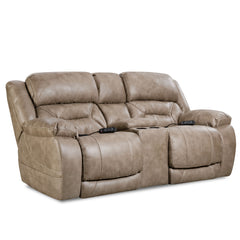 158 Power Love Seat with Console by HomeStretch