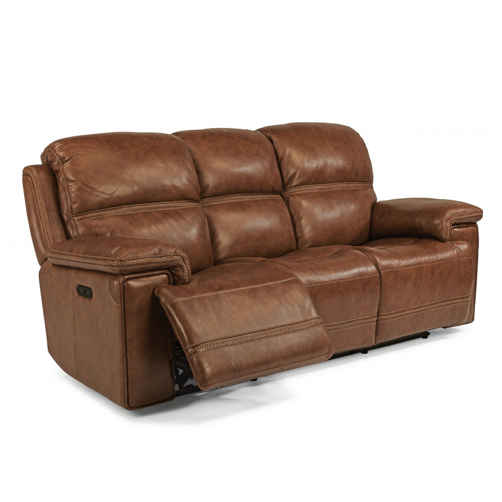 Fenwick Leather Power Reclining Sofa by Flexsteel