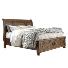 Flynnter Queen Sleigh Storage Bed by Signature Design by Ashley