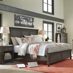 Oxford Peppercorn 3-Piece Queen Panel Bed by Aspenhome