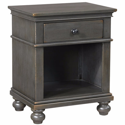 Oxford Peppercorn 1 Drawer Night Stand by Aspenhome
