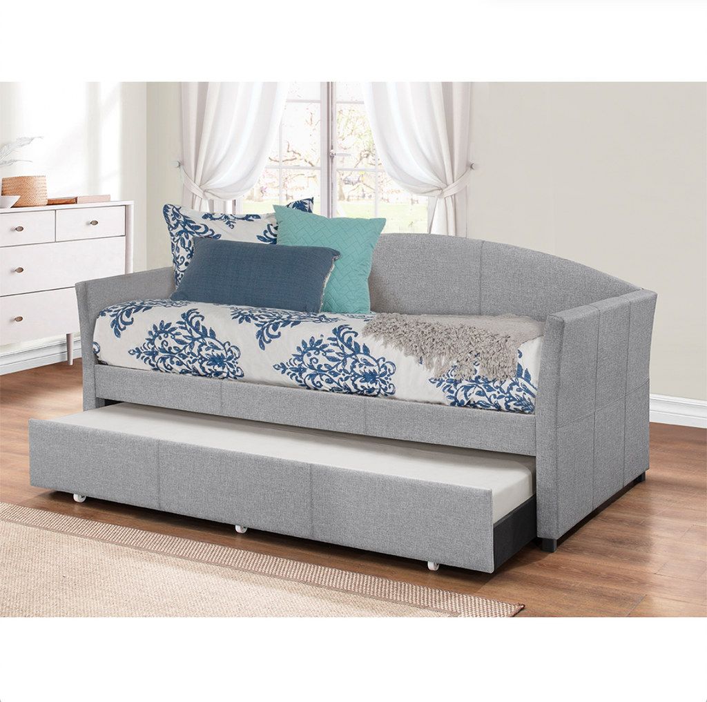 Westchester Daybed With Trundle Smoke Gray by Hillsdale