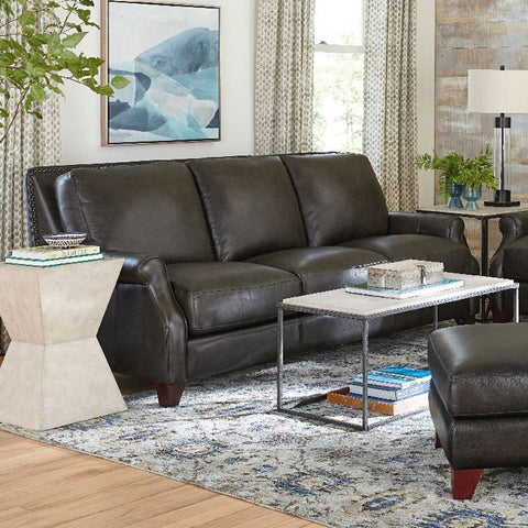 Germain Leather Sofa by Bernhardt