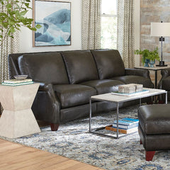 Greyson Leather Sofa by Bassett