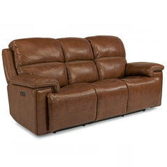 Fenwick Leather Power Reclining Sofa by Flexsteel