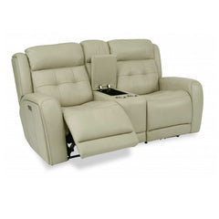 Grant Reclining Love Seat with Console by Flexsteel
