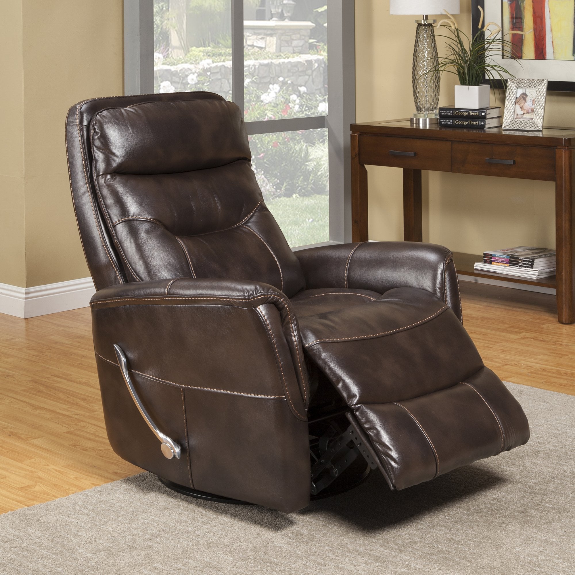 Gemini Truffle Swivel Glider Recliner by Parker House Barrow