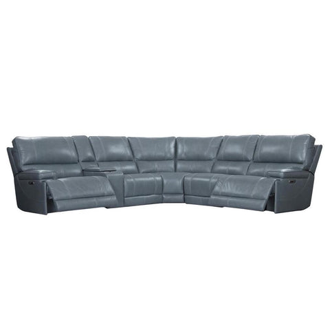 Whitman Verona Azure 6-Piece Sectional by Parker House